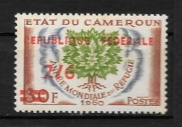 1961 - N°328* MH - Surcharge République Fédérale - Kamerun (1960-...)