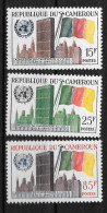 1961 - N°317 à 319** MNH - Admission à L'ONU - Cameroun (1960-...)