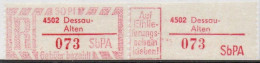 DDR Einschreibemarke Dessau-Alten SbPA Postfrisch, EM2F-4502(2) Zh (Mi 2G) - Aangetekende Etiketten