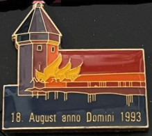 LUCERNE - LUZERN - SUISSE - SCHWEIZ - 18 AUGUST ANNO DOMINI 1993 - INCENDIE DU PONT DE LUCERNE - 28 AOÛT 1993 - (34) - Ciudades