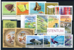 RC 27546 LIECHTENSTEIN 2010 LOT DE TIMBRES SF 25,55 VENDU EN DESSOUS DE LA FACIALE NEUFS ** MNH TB - Ongebruikt