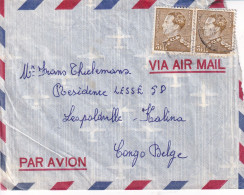 VIA AIR MAIL   PAR AVION Belgique - Briefe