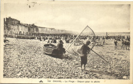 ONIVAL - LA PLAGE - DEPART POUR LA PECHE - Onival