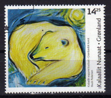 GROENLAND Greenland 2008 Ours Polaire Art Painting Yv 482 Obl - Used Stamps