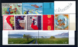 RC 27548 LIECHTENSTEIN 2010 LOT DE TIMBRES SF 10,35 VENDU EN DESSOUS DE LA FACIALE NEUFS ** MNH TB - Nuevos