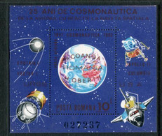 ROMANIA 1983 Space Travel Block  MNH / **.  Michel Block 192 - Neufs