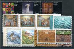 RC 27549 LIECHTENSTEIN 2010 LOT DE TIMBRES SF 18,55 VENDU EN DESSOUS DE LA FACIALE NEUFS ** MNH TB - Ongebruikt