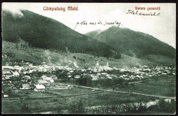 RAR Postcard Romania Bukowina Bucovina Buchenland Kimpolung Campulung Moldovenesc 1928 - Romania