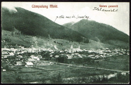 RAR Postcard Romania Bukowina Bucovina Buchenland Kimpolung Campulung Moldovenesc 1928 - Roumanie