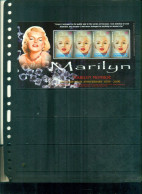 DOMINICA  80 MARILYN MONROE 1 MINI-FEUILLE DE 4 TIMBRES NEUF A PARTIR DE 2 EUROS - Dominica (1978-...)