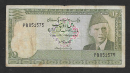 Pakistan - Banconota Circolata Da 10 Rupie - P-29a.2.1 - 1976 #19 - Pakistán