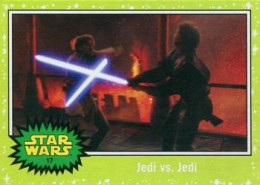 2015 Topps STAR WARS Journey To The Force Awakens "Jabba SLIME GREEN Starfield" Parallel #17 - Star Wars