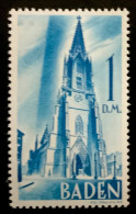 1948 BADEN - CATHEDRALE DE FRIBOURG - NEUF* - Baden