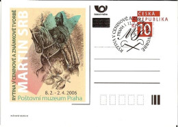 CDV PM 49 Czech Republic M. Srb Exhibition In The Post Muzeum 2006 St Wenceslas Statue - Skulpturen