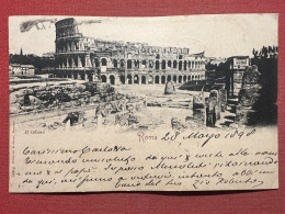 Cartolina - Roma - Il Colosseo - 1898 - Andere & Zonder Classificatie