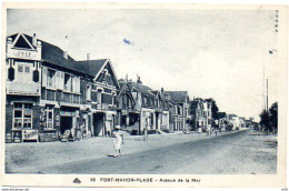 80 - FORT MAHON PLAGE  ( Somme )   - Avenue De La Mer - Fort Mahon