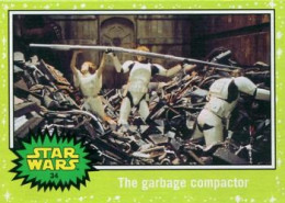 2015 Topps STAR WARS Journey To The Force Awakens "Jabba SLIME GREEN Starfield" Parallel #34 - Star Wars