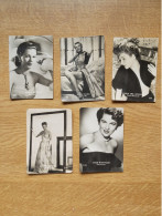 Filmsterren Movie Stars  Ciné  Echte Fotos 6x8 Cm   Belgian Chewing Gum  V.Ellen,,C.March, J.Fontaine... - Other & Unclassified