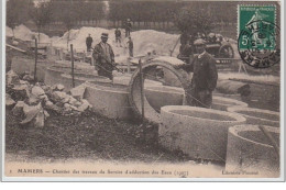 SARTHE : MAMERS - Chantier Des Travaux Du Service D'adduction Des Eaux - Très Bon état - Other & Unclassified