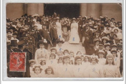 AUBERVILLIERS : Carte Photo De La Fête Du Tir En 1910 - Très Bon état  (légères Taches Au Dos) - Aubervilliers