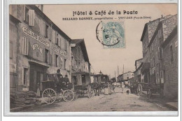 SAINT DIER : Hôtel Et Café De La Poste (attelages)  - Très Bon état - Autres & Non Classés