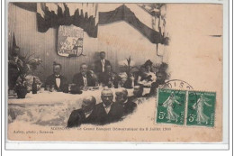 SOISSONS - Grand Banquet Démocratique De 1906 - Bon état - Soissons