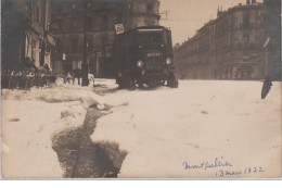 MONTPELLIER : Carte Photo D'un Autobus Après Une Pluie De Grêle En 1922 - Très Bon état - Other & Unclassified