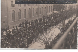 MULHOUSE : Carte Photo Des Grèves De Solidarité Le 24 Août 1920 - Très Bon état - Autres & Non Classés