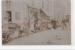 LE THILLOT : Carte Photo De Laitières Devant Le Magsin Du Photographe Et éditeru De Cp NOTTER Vers 1910 - Très Bon état - Le Thillot