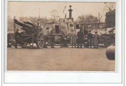 PARIS 1er : Carte Photo De Canons Sur La Place De La Concorde (ww1-chars) - Très Bon état - District 01