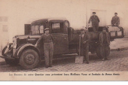 BEZIERS : Carte De Voeux Distribuée Par Les éboueurs Vers 1920 - Très Bon état - Other & Unclassified