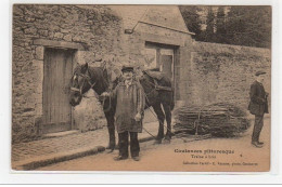 COUTANCES Pittoresque : Une Traine à Bois - Très Bon état - Coutances