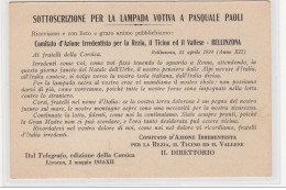 Carte Postale Irrédentiste (Pascal Paoli)- Très Bon état - Autres & Non Classés