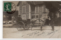 EPERNAY : Carte Photo D'un Attelage Vers 1910 - état (2 Déchirures) - Epernay