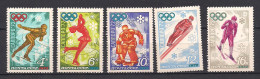 Russia USSR 1972 11th Winter Olympic Games In Sapporo. Mi 3979-83 - Nuevos