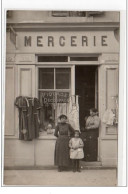 NICE : Carte Photo D'une Mercerie Vers 1910 - Très Bon état - Otros & Sin Clasificación