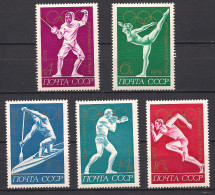 Russia USSR 1972 20th Olympic Games In Munich. Mi 4020-24 - Ungebraucht