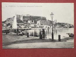 Cartolina - Corfou - Le Quai Avec La Nouvelle Forteresse - 1920 Ca. - Non Classés