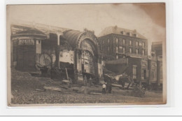 AULT ONIVAL : Carte Photo De La Destruction Par Les Vagues Du Casino En 1926  - Très Bon état - Ault