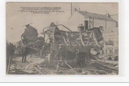 SABLE SUR SARTHE : Déraillement Du Train En 1910 - Très Bon état - Sable Sur Sarthe