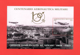 2023 ITALIA  : Foglietto  Centenario AERONAUTICA MILITARE MNH** 23.03.2023 - Blocchi & Foglietti