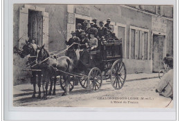 CHALONNES Sur LOIRE : La Diligence Devant L'hôtel De France -  Très Bon état - Chalonnes Sur Loire