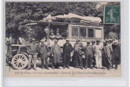 SAINT FLOUR : Automobile Allant De Saint Flour à Chaudesaigues - Très Bon état - Saint Flour