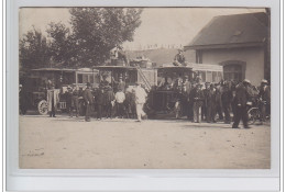 SAINT FLOUR : Carte Photo Selves (les Autobus Au Train Bonnet) - Très Bon état - Saint Flour