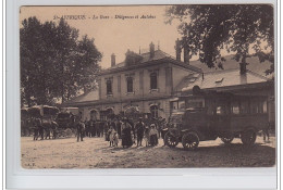 SAINTE AFFRIQUE : Les Autobus Devant La Gare - Très Bon état - Saint Affrique