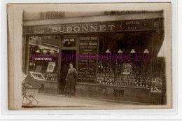 PARIS : Carte Photo Du Marchand De Vins DUBONNET Au 199 Rue De Vaugirard - Très Bon état - Arrondissement: 15