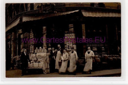 PARIS : Carte Photo De L'épicerie Confiserie Caranjeol (croisement Vaugirard Et Volontaires) - Très Bon état - Distrito: 15