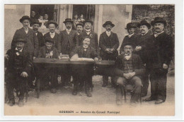 GOURDON : Réunion Du Conseil Municipal Vers 1910 - Très Bon état - Gourdon