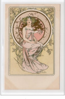 MUCHA Alfons : "femme Hautaine" Vers 1900 - Bon état (défauts) - Mucha, Alphonse