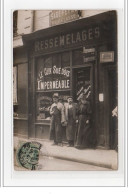 PARIS : Carte Photo Du Cordonnier NAY Au 32 Rue De Bucy - Très Bon état - Paris (06)